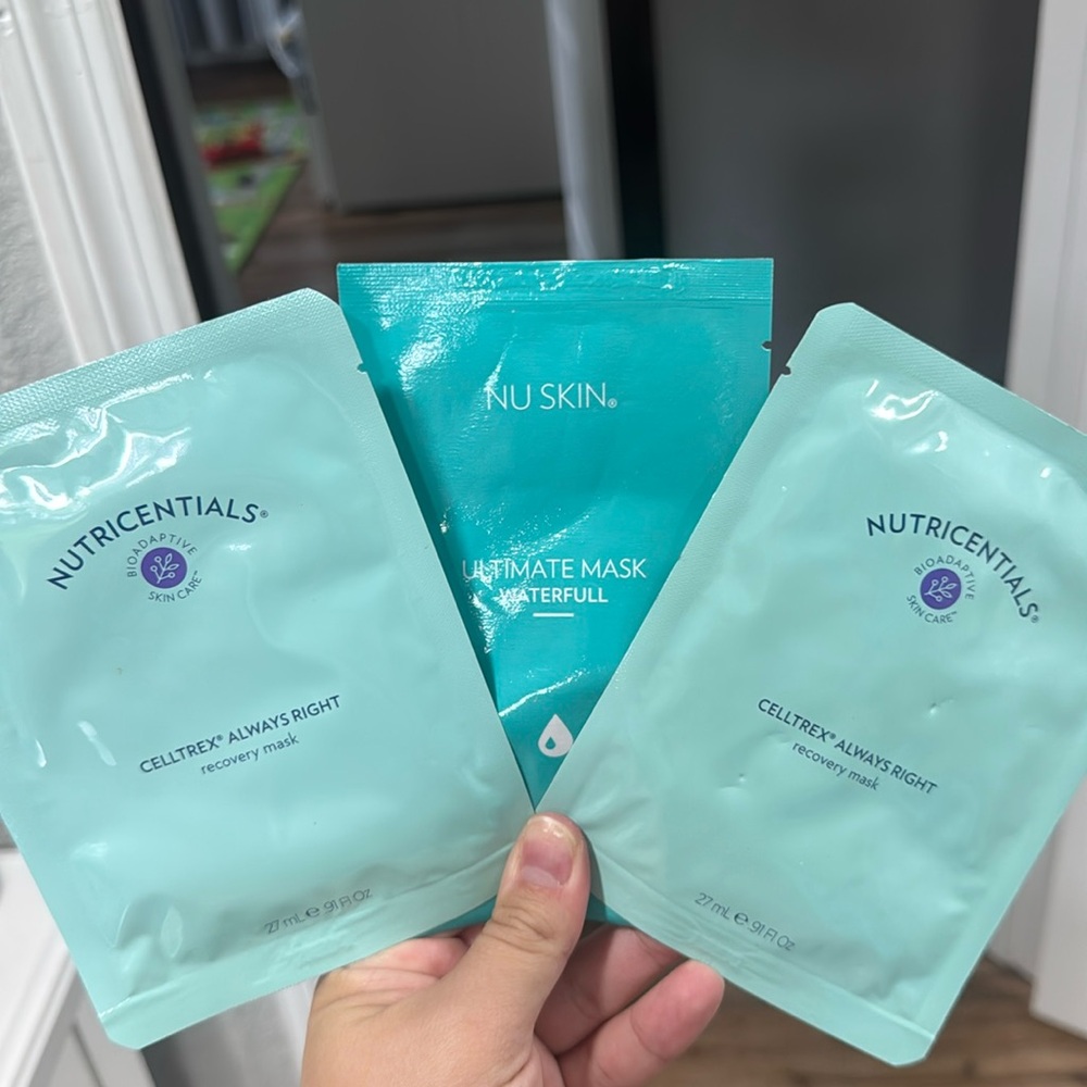 NuSkin facial mask sheets Ultimate mask Waterfull